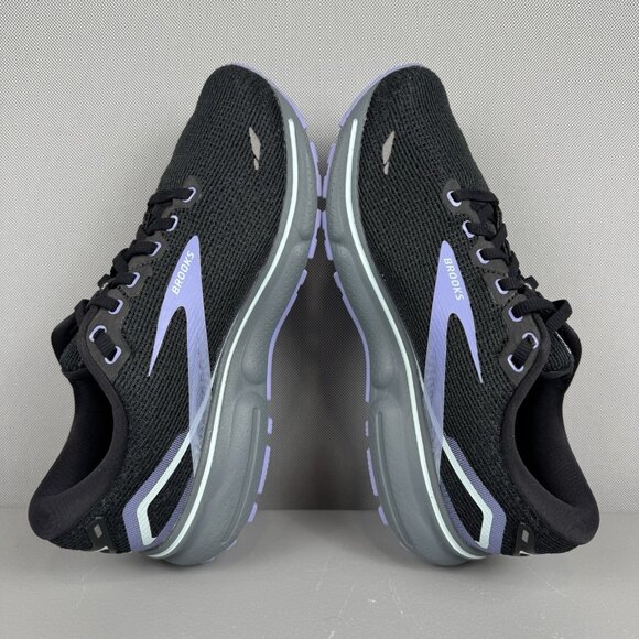 Brooks Ghost 15 Running Sneakers Shoes Womens 9 Black Jacaranda Salt 1203801B011 - Picture 5 of 9